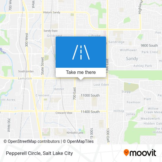 Pepperell Circle map