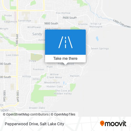 Pepperwood Drive map