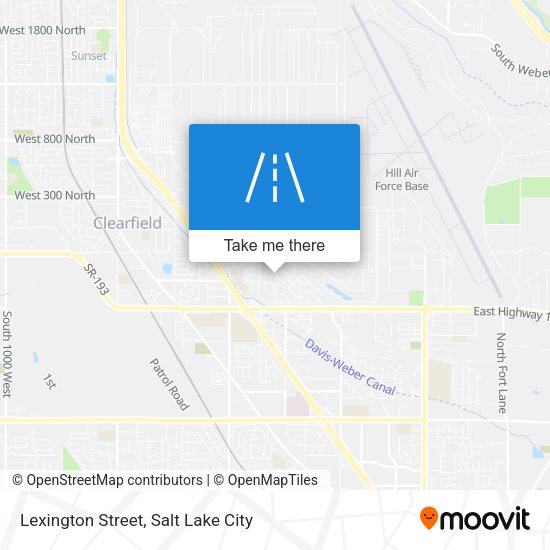 Lexington Street map