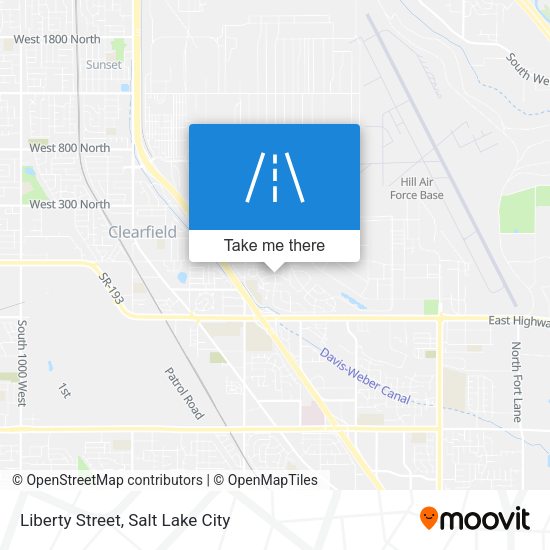 Liberty Street map
