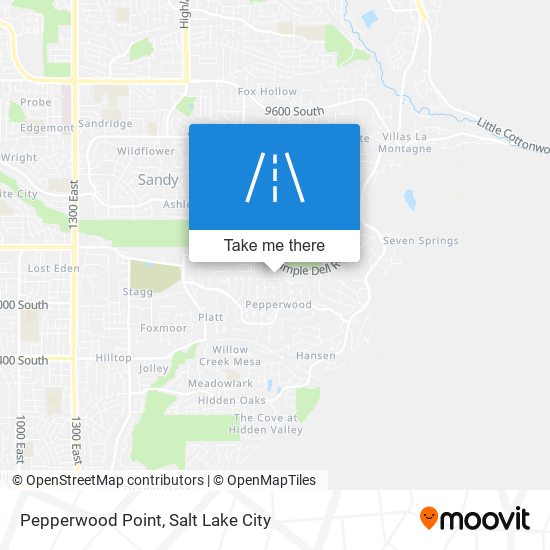 Pepperwood Point map