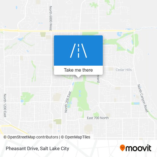 Pheasant Drive map