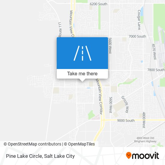 Pine Lake Circle map