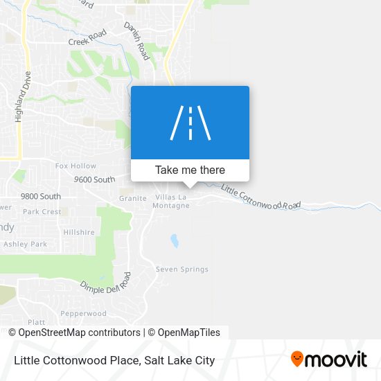 Mapa de Little Cottonwood Place