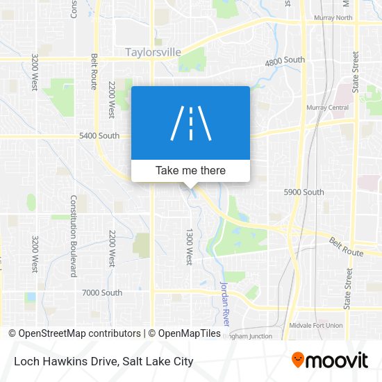 Loch Hawkins Drive map