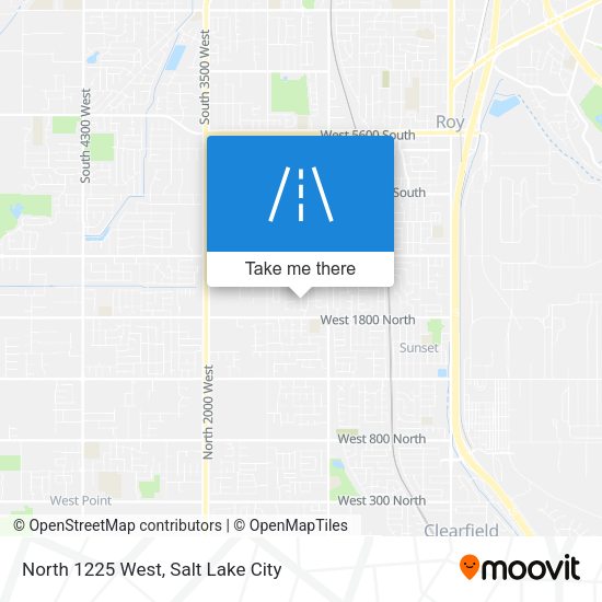 Mapa de North 1225 West