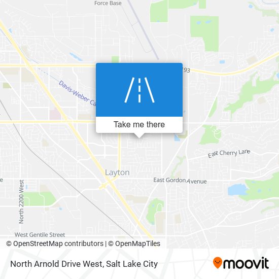 Mapa de North Arnold Drive West