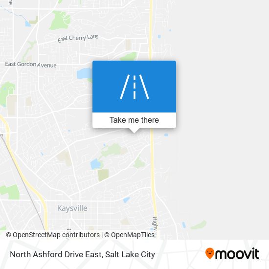 Mapa de North Ashford Drive East