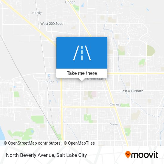 Mapa de North Beverly Avenue
