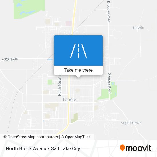 North Brook Avenue map