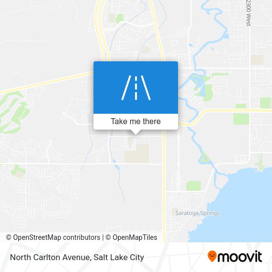 North Carlton Avenue map