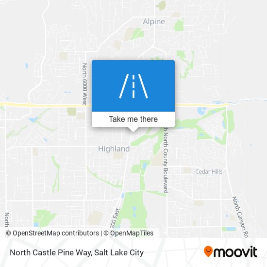 North Castle Pine Way map