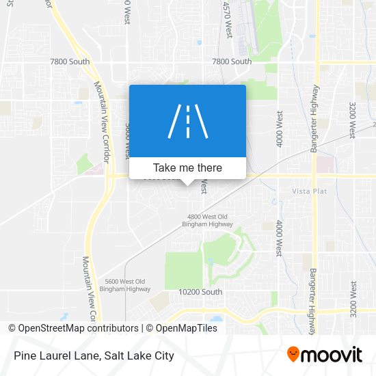 Pine Laurel Lane map
