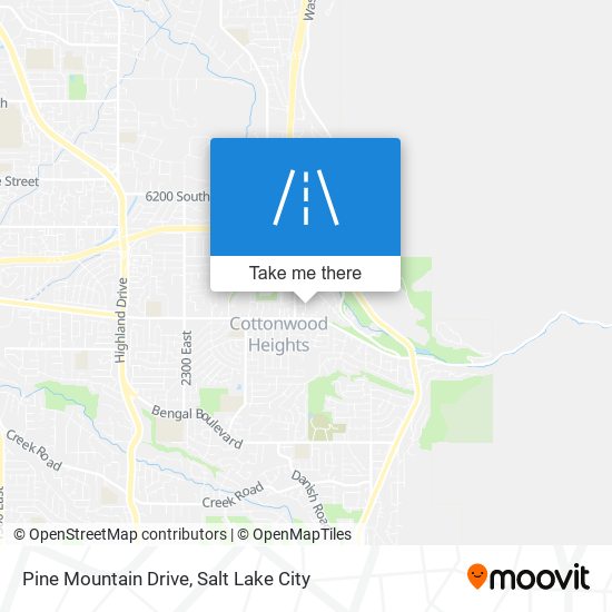 Pine Mountain Drive map