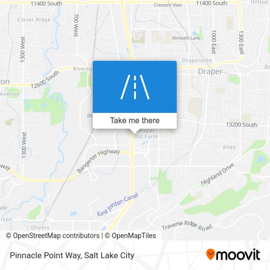 Mapa de Pinnacle Point Way