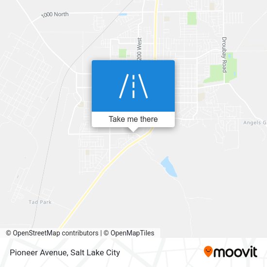 Pioneer Avenue map
