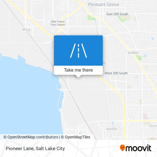 Pioneer Lane map