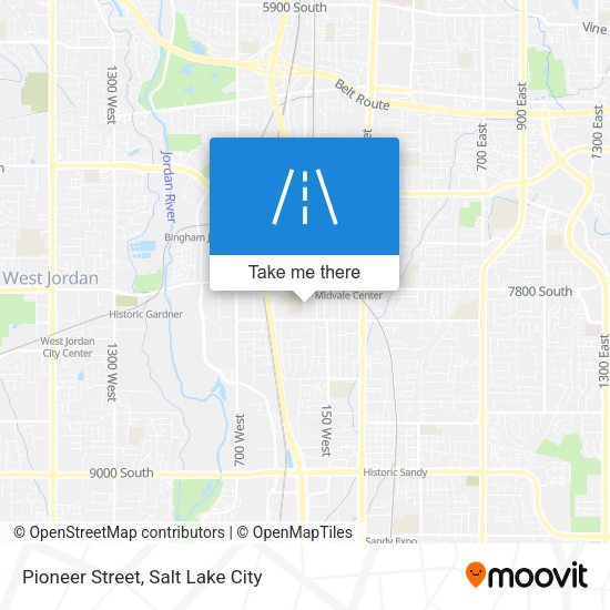 Pioneer Street map