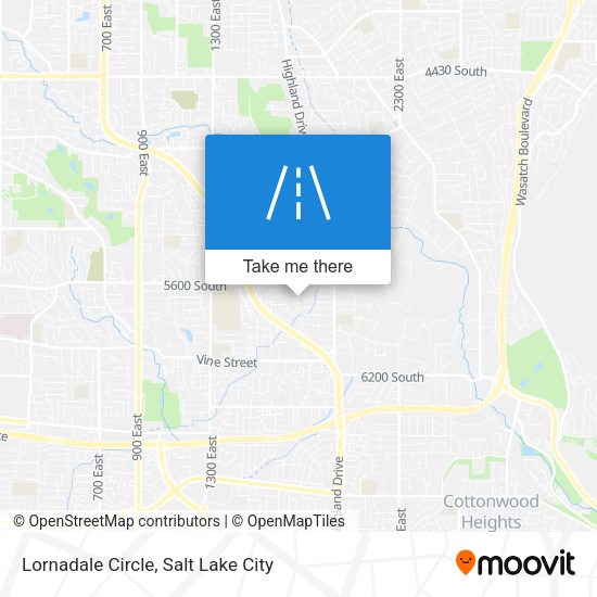Lornadale Circle map