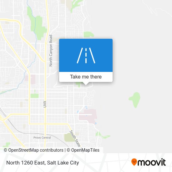 Mapa de North 1260 East