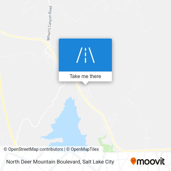 North Deer Mountain Boulevard map