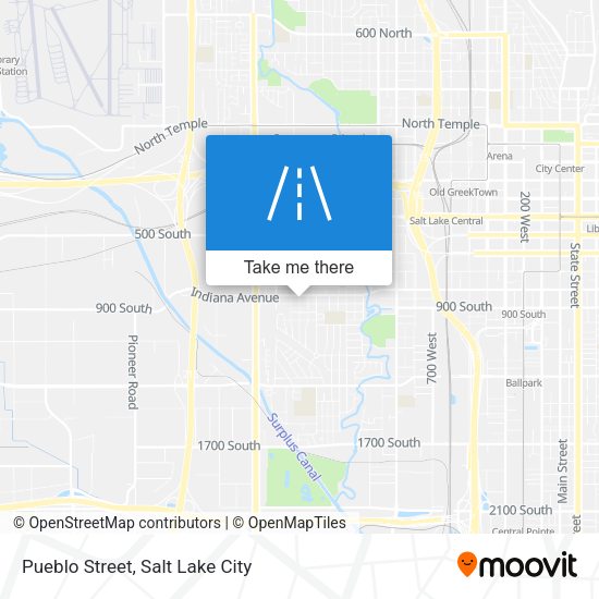 Pueblo Street map