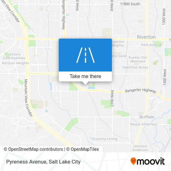 Pyreness Avenue map