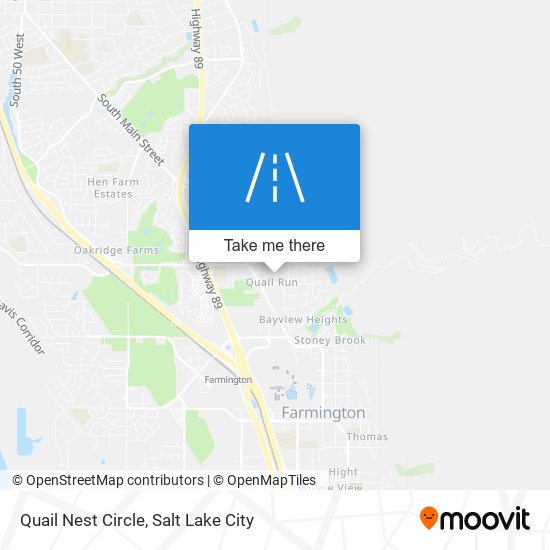 Quail Nest Circle map