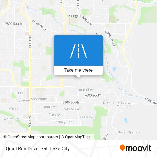 Quail Run Drive map