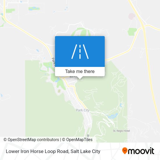 Lower Iron Horse Loop Road map
