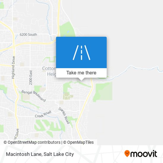 Macintosh Lane map