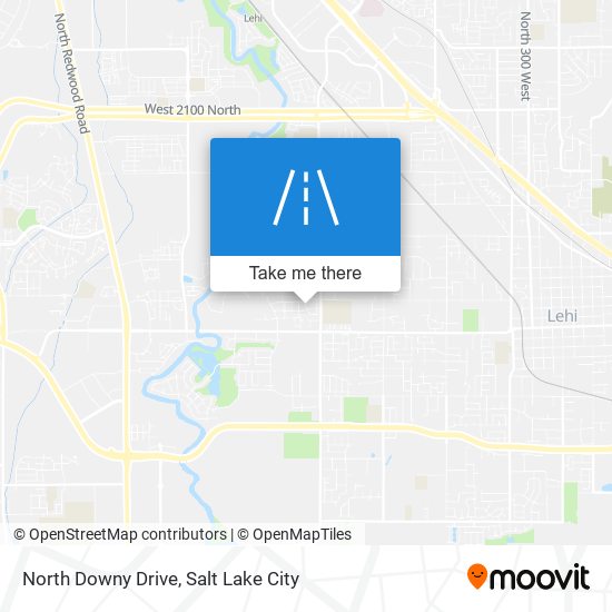 North Downy Drive map