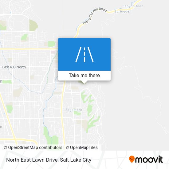 Mapa de North East Lawn Drive