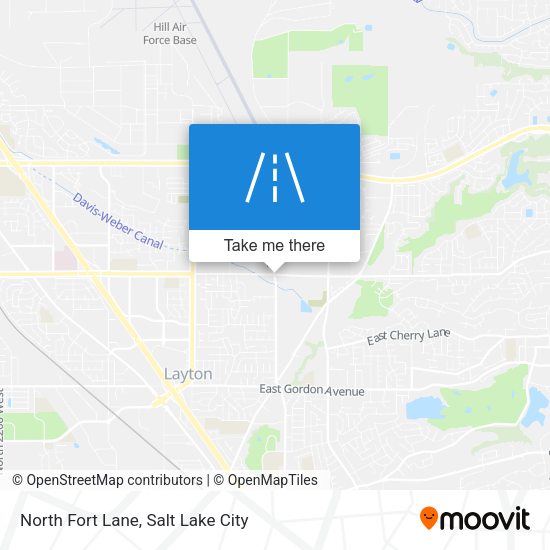 Mapa de North Fort Lane