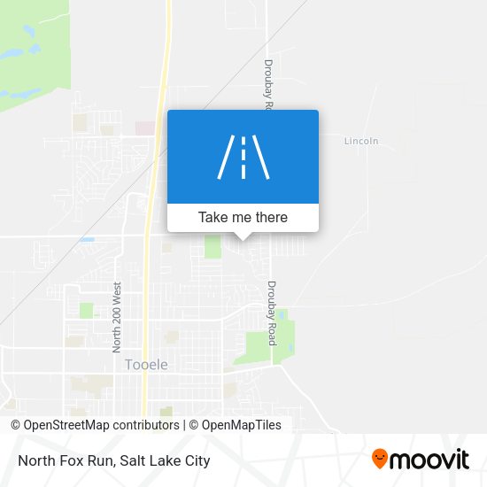 North Fox Run map