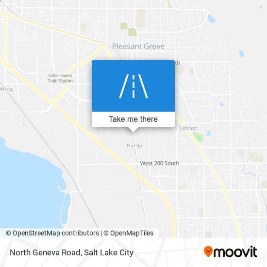 North Geneva Road map
