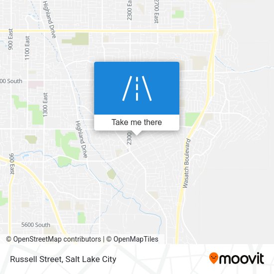 Russell Street map