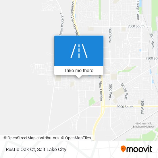 Rustic Oak Ct map