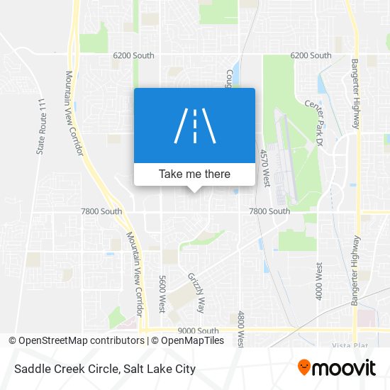 Saddle Creek Circle map