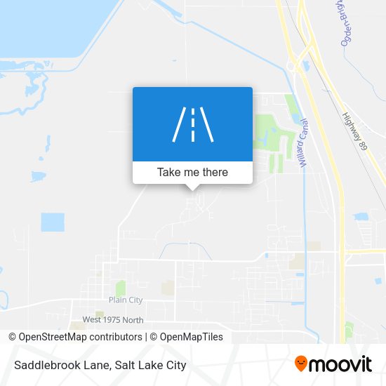 Saddlebrook Lane map