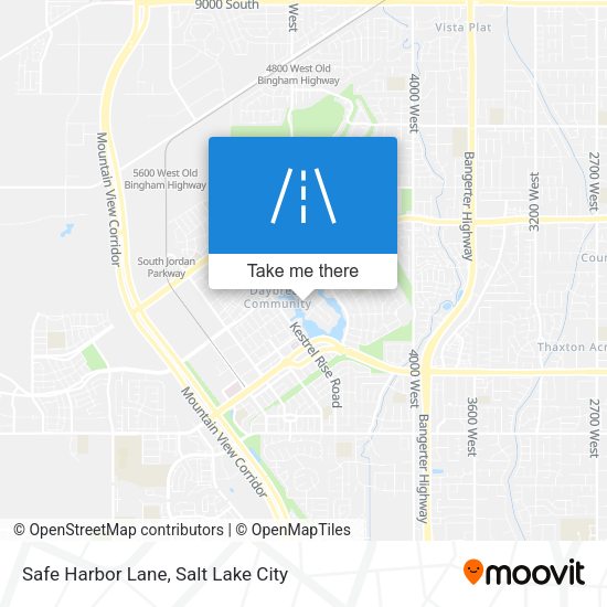 Safe Harbor Lane map