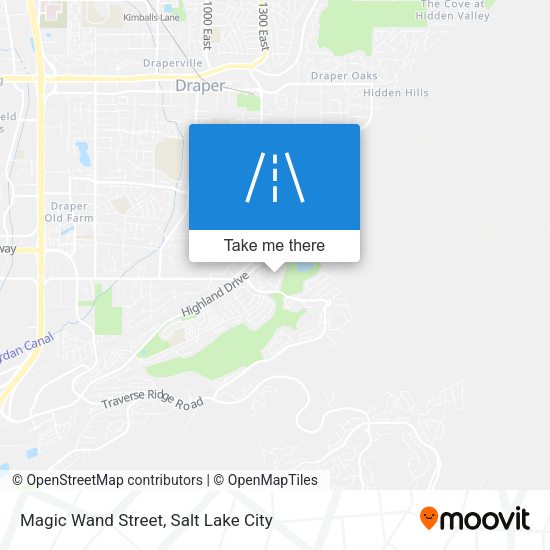 Mapa de Magic Wand Street