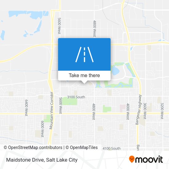 Maidstone Drive map