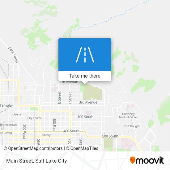 Main Street map