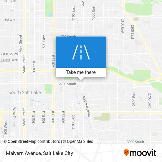 Malvern Avenue map