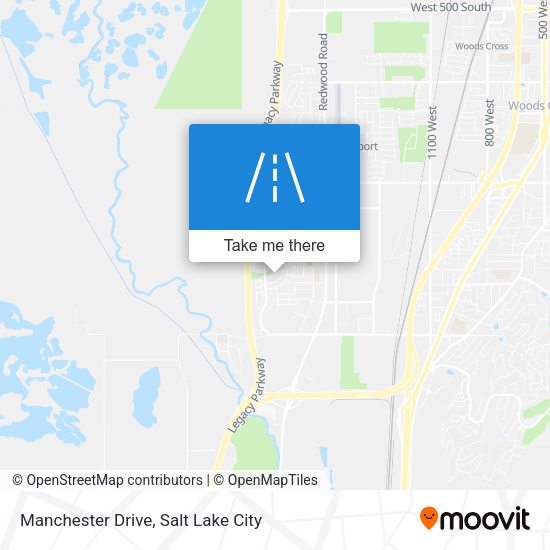 Manchester Drive map