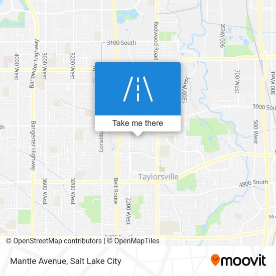 Mantle Avenue map