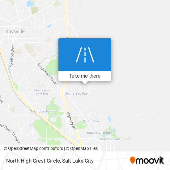 North High Crest Circle map