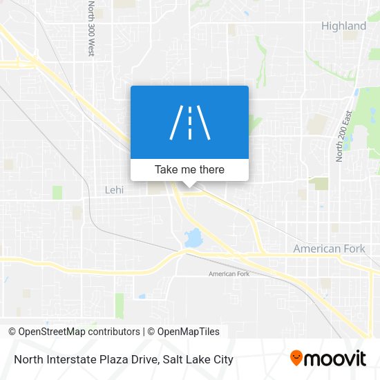 Mapa de North Interstate Plaza Drive