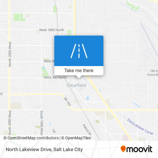 North Lakeview Drive map